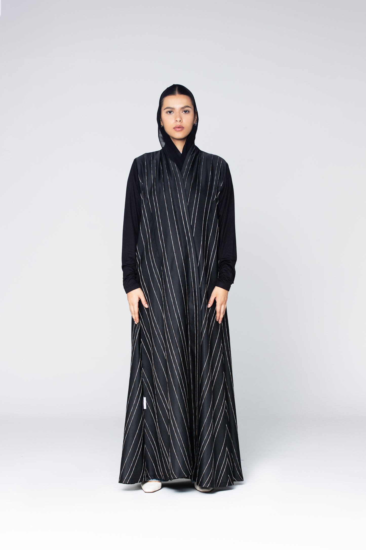Jacquard with cotton stretch hand